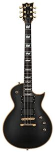 esp ltd deluxe ec-1000vb electric guitar, vintage black