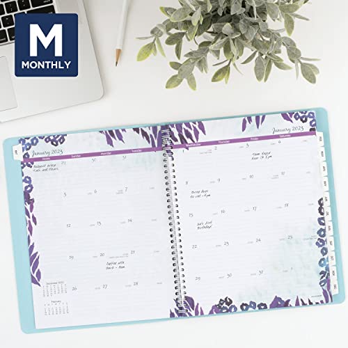 AT-A-GLANCE 2023 Weekly & Monthly Planner, 8-1/2" x 11", Large, Wild Washes Teal (523-905)