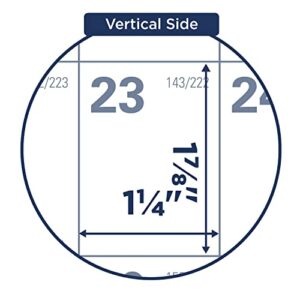 AT-A-GLANCE 2023 Erasable Calendar, Dry Erase Wall Planner, 48" x 32", Jumbo, Vertical/Horizontal, Reversible (PM32628)