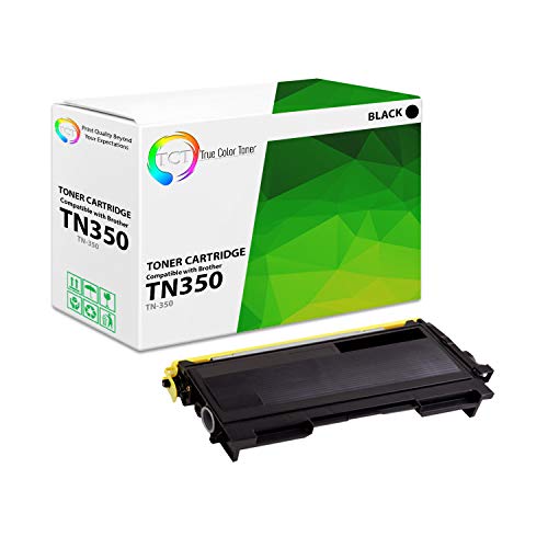 TCT Premium Compatible Toner Cartridge Replacement for Brother TN-350 TN350 Black Works with Brother HL-2030 2070N, DCP-7020, FAX-2820 2825 2920, MFC-7220 Printers (2,500 Pages)