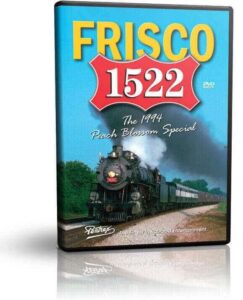 frisco 1522, a steam train locomotive on the peach blossom special, national railway historical society convention