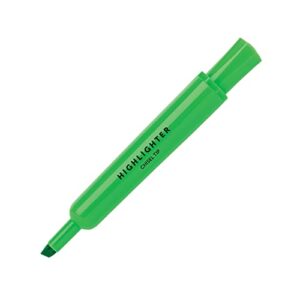 Office Depot® Brand Chisel-Tip Highlighter, 100% Recycled Plastic, Assorted Fluorescent Colors, Pack Of 36