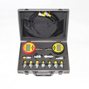 XZT 70M Digital Hydraulic Pressure Test Coupling Kit,Pressure Gauge,Test Hose,Test Point for Excavator Construction Machinery Repair