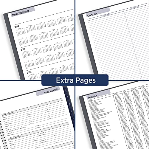 AT-A-GLANCE 2023 Monthly Planner, DayMinder, 8-1/2" x 11", Large, Gray (GC47007)