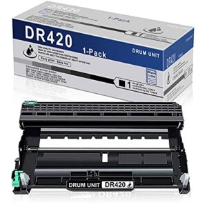vit 1 pack black high yield drum unit dr420 dr420 compatible replacement for brother dcp 7060d 7065d intellifax 2840 2940 mfc 7240 7360n 7365dn 7460dn 7860dw hl 2130 2132 2220 2230 2240 2240d printer