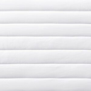 Madison Park Essentials Frisco Waterproof Sofa Bed Mattress Pad, Microfiber - All Over Elastic Mattress Protection Cover, Queen 60x72", White