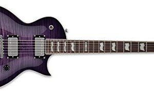 ESP LTD EC-256FM Electric Guitar, See Thru Purple Sunburst