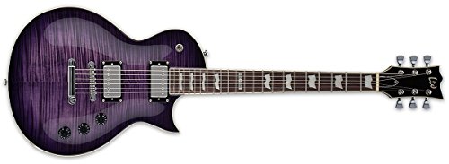 ESP LTD EC-256FM Electric Guitar, See Thru Purple Sunburst