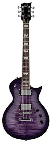 ESP LTD EC-256FM Electric Guitar, See Thru Purple Sunburst