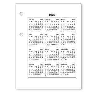 AT-A-GLANCE 2023 Daily Desk Calendar Refill, 3" x 3-3/4", Compact, Refill A, Loose Leaf (E91950)