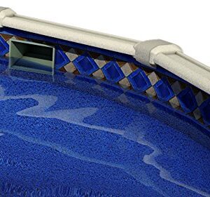 Smartline Mosaic Diamond 27-Foot Round Pool Liner | UniBead Style | 48-Inch Wall Height | 25 Gauge Virgin Vinyl Material | Strong and Durable Liners | Designed for Steel Sided Above-Ground Pools