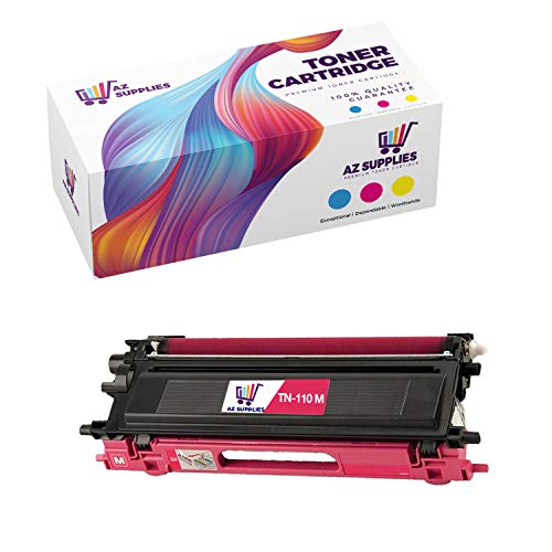 AZ Supplies Compatible Toner Cartridge Replacement for Brother TN110 / TN115 (TN-110M / TN-115M) use in DCP-9040 DCP-9040CN DCP-9045 DCP-9045CDN DCP-9045CN HL-4040 HL-4040CDN (Magenta, 1-Pack)