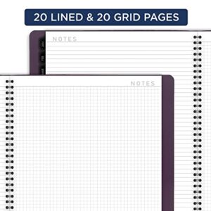 AT-A-GLANCE 2023 Monthly Planner, 9” x 11”, Large, Monthly Tabs, Pocket, Faux Leather, Contemporary, Merlot (70250X50)