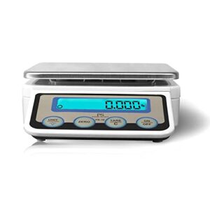 penn scale ps-10 digital kitchen portion scale – 11lb electric kitchen scale with 0.002lb readability – removable platter & lcd display – lb, oz, g unit conversion (ac & battery powered)