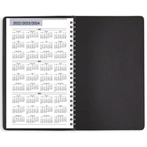 AT-A-GLANCE 2023 Weekly Planner, DayMinder, Hourly Appointment Book, 5" x 8", Small, Black (G20000)