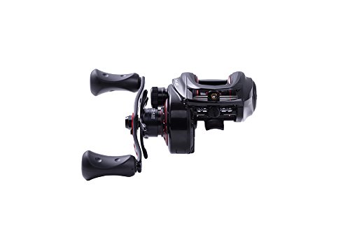 Abu Garcia REVO4 SX Revo SX Low Profile Fishing Reel, black/red