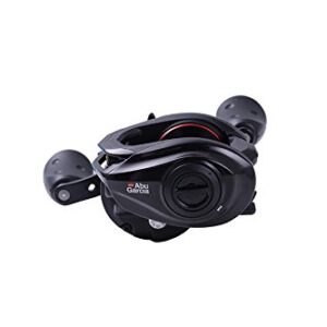 Abu Garcia REVO4 SX Revo SX Low Profile Fishing Reel, black/red