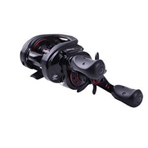 Abu Garcia REVO4 SX Revo SX Low Profile Fishing Reel, black/red