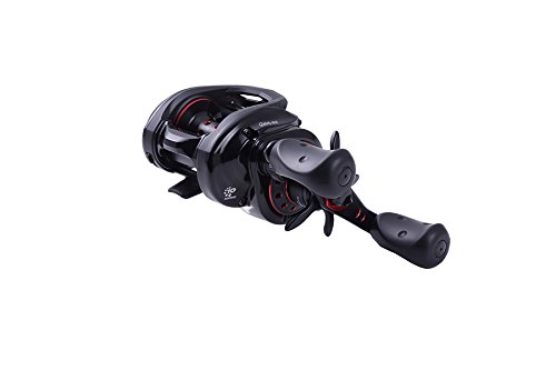 Abu Garcia REVO4 SX Revo SX Low Profile Fishing Reel, black/red