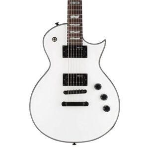 esp ltd ec-256 electric guitar, snow white