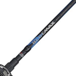 Abu Garcia Blue Max Low Profile Baitcast Reel and Fishing Rod Combo, 7'