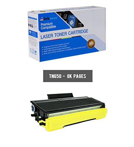 Inksters Compatible Toner Cartridge Replacement for Brother TN650/TN3280/TN3290 Black - Compatible with HL 5340D 5350DN 5370DW 5370DWT DCP 8080DN 8085DN MFC 8480DN 8680DN