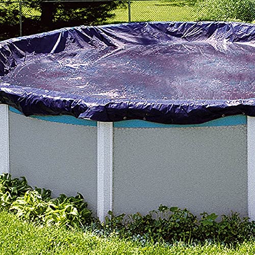 Swimline 30 Foot Heavy Duty Deluxe Round Above Ground Winter Swimming Pool Cover