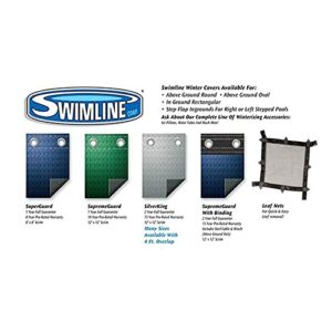 Swimline 30 Foot Heavy Duty Deluxe Round Above Ground Winter Swimming Pool Cover