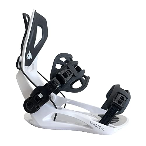 System Epic Men's Rear Entry Step in Style Snowboard Bindings 2023 (Medium)