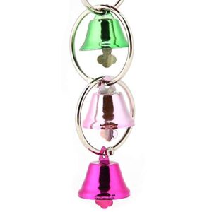 Unibell Parrot Toy Bird Toys Hanging Bells Toy Parrot Toy Suitable for Parrots and Birds