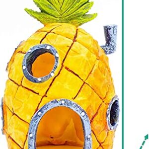 Penn-Plax Spongebob Squarepants Officially Licensed Aquarium Ornament – Spongebob’s Pineapple House – Medium