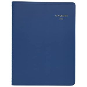 at-a-glance 2023 weekly planner, quarter-hourly appointment book, 8-1/4″ x 11″, large, fashion color, blue (7094020)