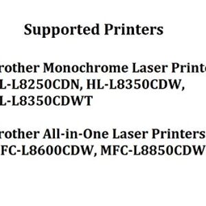 Calitoner Compatible Laser Toner Cartridges Replacement Brother TN336BK TN336C TN336M TN336Y Set Use for Brother MFC-L8600CDW, MFC-L8850CDW, HL-L8250CDN, HL-L8350CDW, HL-L8350CDWT Printer- (5 Pack)