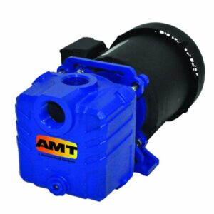 AMT 285K-95 1.25" Self-Priming Centrifugal Pump, Cast Iron, Buna-N Seal, 1.5hp TEFC, 3 Phase Motor