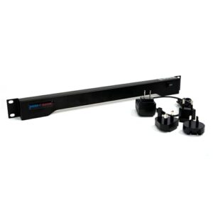 Penn Elcom 1U LED Multicolor + White Rack Mount Light for Studio, DJ RADM-23CW