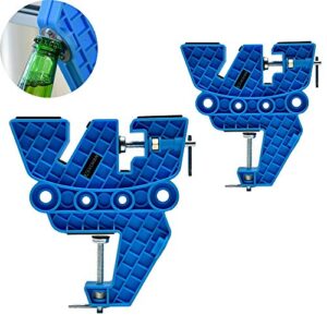 xcman ski snowboard vise for tuning,waxing and repair,set of non-slip vice grips with horizontal and vertical and tilt working positions,rubber ski brake retainers,pair