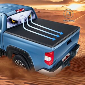 North Mountain Soft Roll Up Truck Tonneau Cover for 2017-2023 Honda Ridgeline Truck Bed, Truck Bed Cover fits 2017-2023 Honda Ridgeline 5ft Pickup Fleetside/Styleside Bed (64")