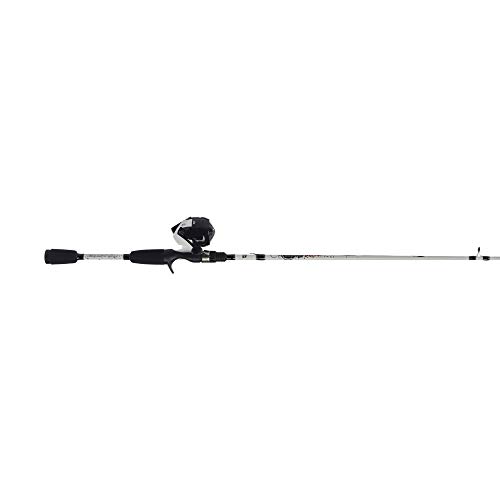 Abu Garcia 5’6" Ike Dude Youth Fishing Rod and Reel Spincast Combo, 2-Piece Rod, Size 6 Reel, Right Handle Position
