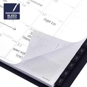 AT-A-GLANCE 2022-2023 Planner, Weekly & Monthly Academic, 8-1/2" x 11", Large, DayMinder, Charcoal (AYC54545)