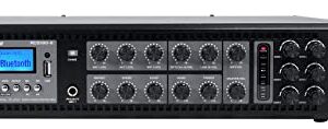 Rockville RCS180-6 180 Watt 6 Zone 70V Commercial/Restaurant Amplifier/Bluetooth