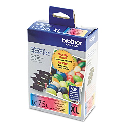 Brother Lc753pks Innobella Ink Cartridges (Cyan/Magenta/Yellow) 3/Pk in Retail Packaging