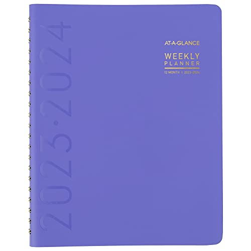 AT-A-GLANCE 2023-2024 Planner, Weekly & Monthly Academic Appointment Book, 8-1/4" x 11", Large, Contemporary (70957X1824)