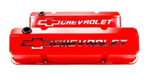 proform 141-931 slant edge valve cover, red