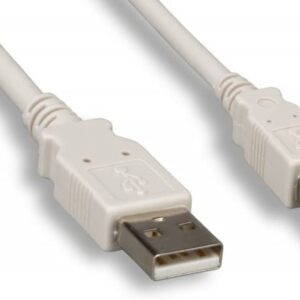 15ft DIGITMON Ivory A-Male to B-Male USB 2.0 High Speed Printer Cable for Brother HL-L2370DW XL Monochrome Laser Printer Printer