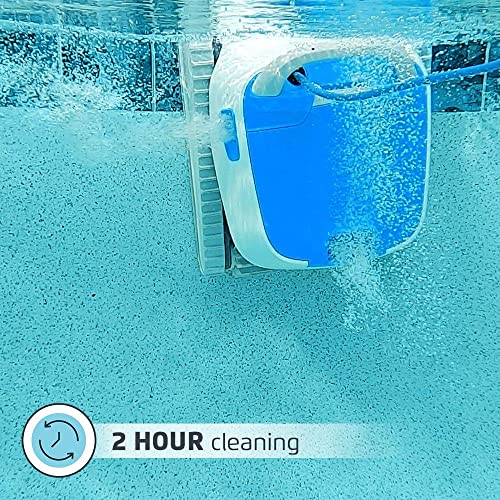 Dolphin Proteus DX4 Automatic Robotic Pool Cleaner with Exceptional Cleaning Power, Ideal for Swimming Pools up to 50 Feet