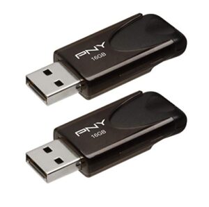 pny 16gb attaché 4 usb 2.0 flash drive 2-pack
