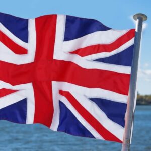 FLAGWIN British Flag 2x3 FT United Kingdom Flags, Embroidered Sewn Stripes Union Jack England Flags, Heavy Duty UK British National Flag Banner Outdoor