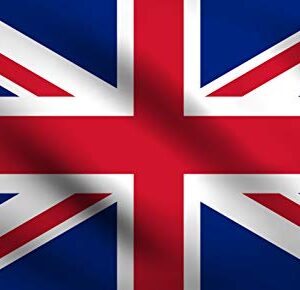 DMSE United Kingdom UK British National Flag 4X6 Ft Foot 100% Polyester 100D Flag UV Resistant (4'X6' Ft Foot)