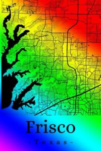frisco texas: your city, your region, your home! | composition notebook 6×9 plaid 120 pages