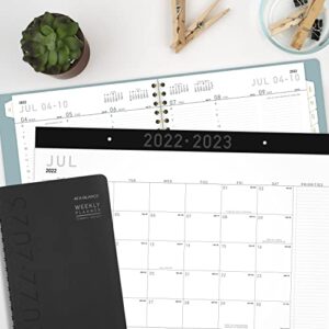 AT-A-GLANCE 2022-2023 Planner, Weekly & Monthly Academic Appointment Book, 8-1/4" x 11", Large, Contempo, Black (70957X05)